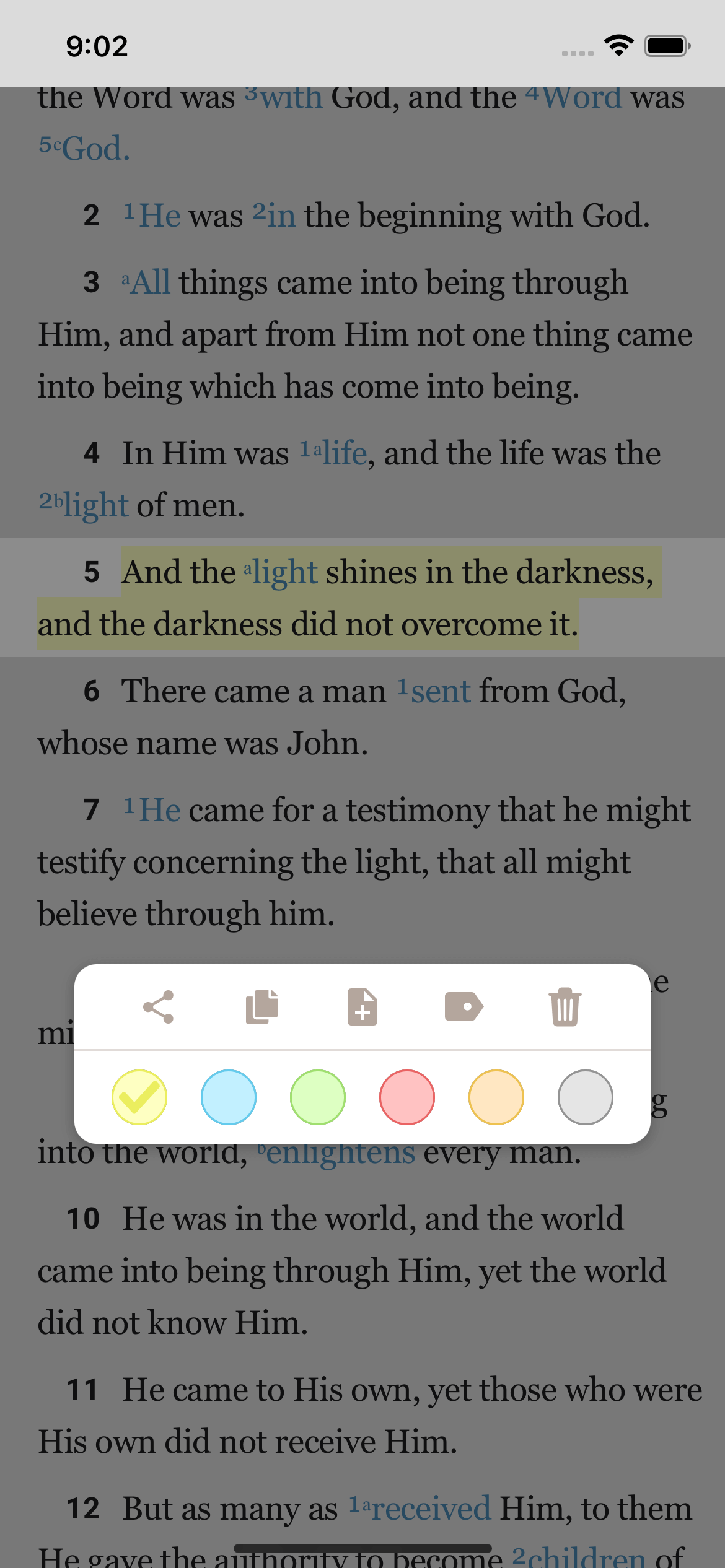 Change a highlight color